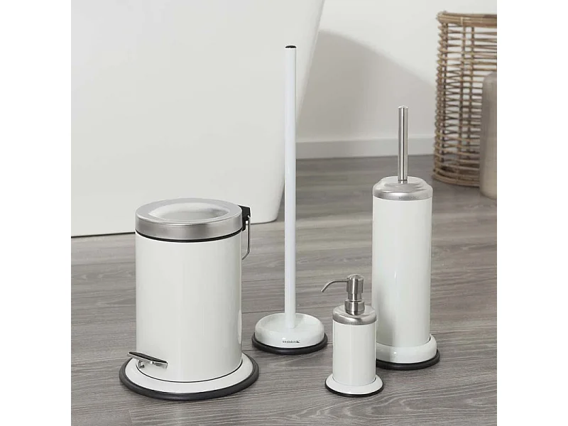 Brosse de toilette et support blanc Sealskin Acero 361730510