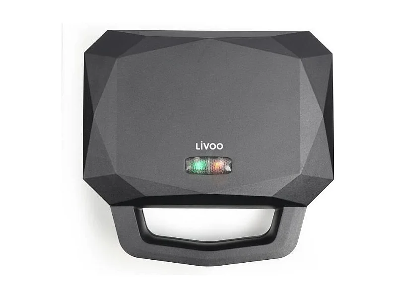 LIVOO - Appareil a gaufres et croques - DOP232 - Surface de cuisson : 12,5 x 23 cm  -  Profondeur des plaques : 1,5 cm