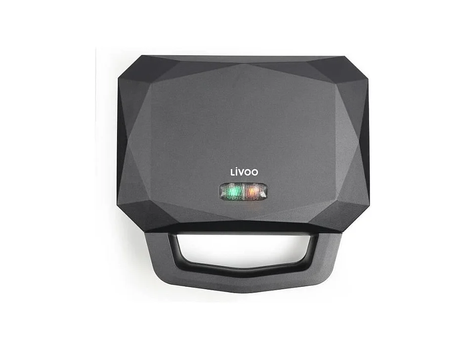 LIVOO - Appareil a gaufres et croques - DOP232 - Surface de cuisson : 12,5 x 23 cm  -  Profondeur des plaques : 1,5 cm