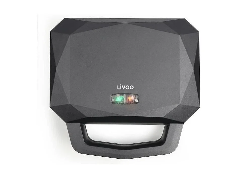 LIVOO - Appareil a gaufres et croques - DOP232 - Surface de cuisson : 12,5 x 23 cm  -  Profondeur des plaques : 1,5 cm