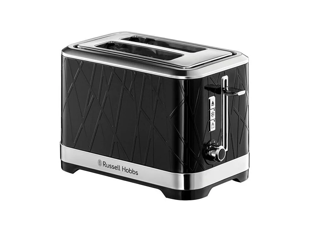 Russell Hobbs 28091-56 Toaster Grille-Pain Structure, Liftn Look, Fentes XL, Cuisson Ajustable, Rechauffe Viennoiseries - Noir