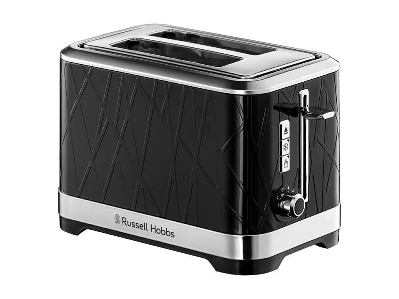 Russell Hobbs 28091-56 Toaster Grille-Pain Structure, Liftn Look, Fentes XL, Cuisson Ajustable, Rechauffe Viennoiseries - Noir
