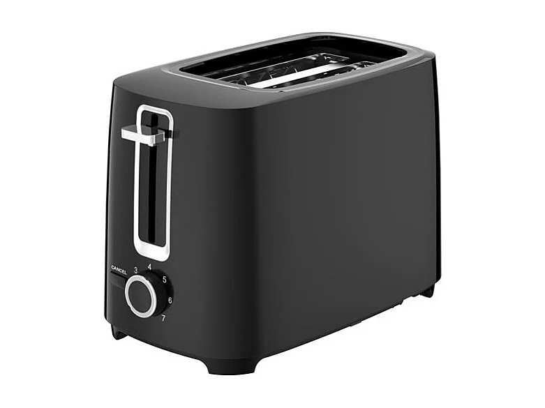 Toster KitchenChef 700W 2 Plasterka Czarny - Szybko Opiekaj Twoje Kanapki z Zmiennym Termostatem
