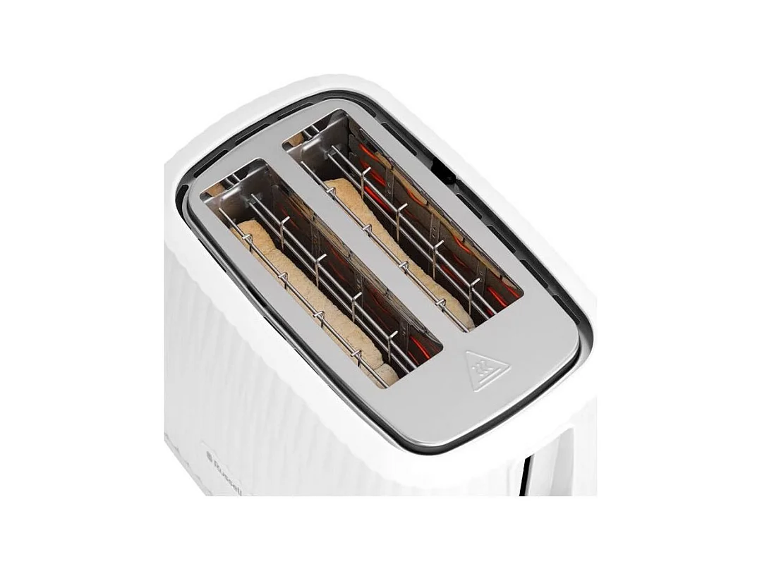 Grille-pain - RUSSELL HOBBS - EDEN - 800 W - 2 fentes - Blanc