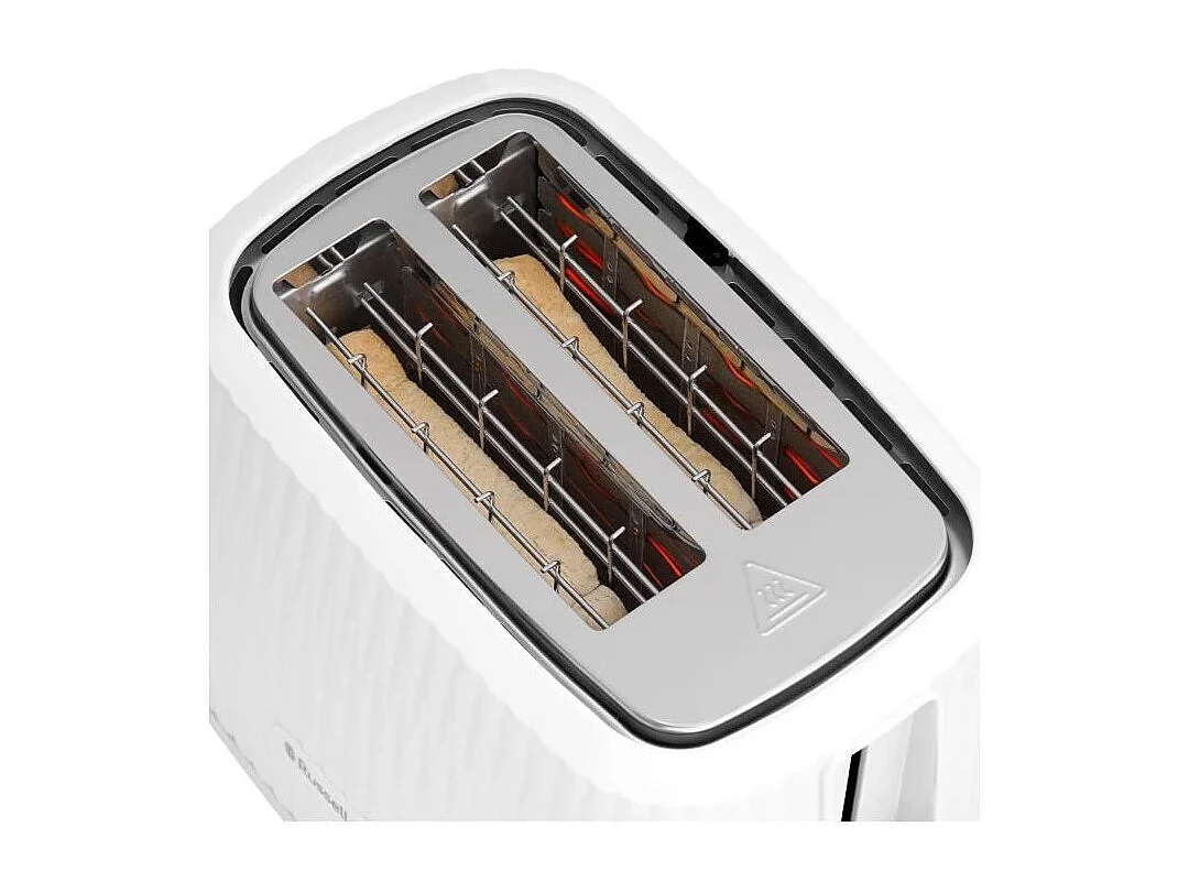 Grille-pain - RUSSELL HOBBS - EDEN - 800 W - 2 fentes - Blanc