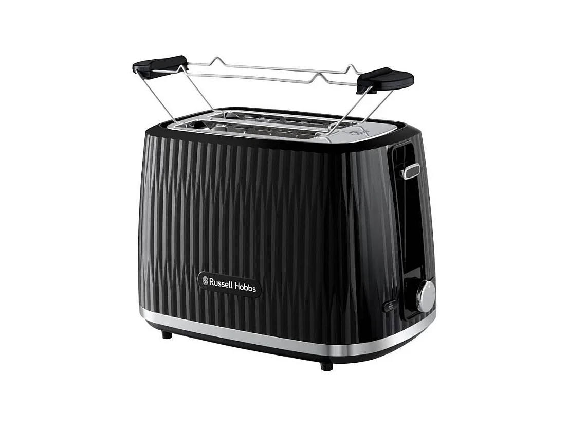 Grille-pain - RUSSELL HOBBS - EDEN - 800 W - 2 fentes - Noir