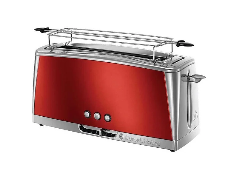 RUSSELL HOBBS 23250-56 - Grille-pain Luna - Technologie Fast Toast - Rouge Solaire