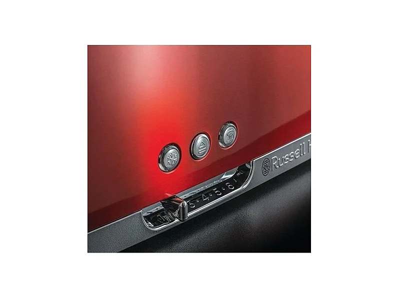 RUSSELL HOBBS 23250-56 - Grille-pain Luna - Technologie Fast Toast - Rouge Solaire
