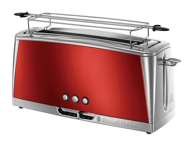 RUSSELL HOBBS 23250-56 - Grille-pain Luna - Technologie Fast Toast - Rouge Solaire