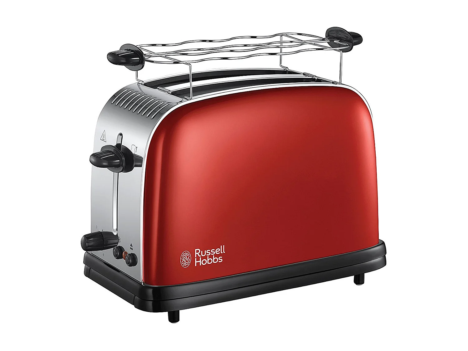 Russell Hobbs Grille-pain 2 fentes 1670w rouge flamboyant - 23330-56