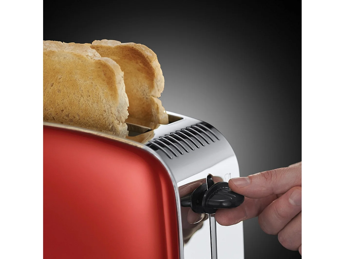 Russell Hobbs Grille-pain 2 fentes 1670w rouge flamboyant - 23330-56
