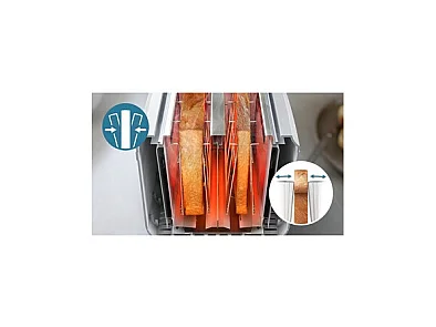 Grille pain Philips Serie 3000 HD2511 00 Blanc