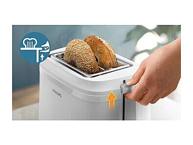 Grille pain Philips Serie 3000 HD2511 00 Blanc
