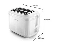 Grille pain Philips Serie 3000 HD2511 00 Blanc