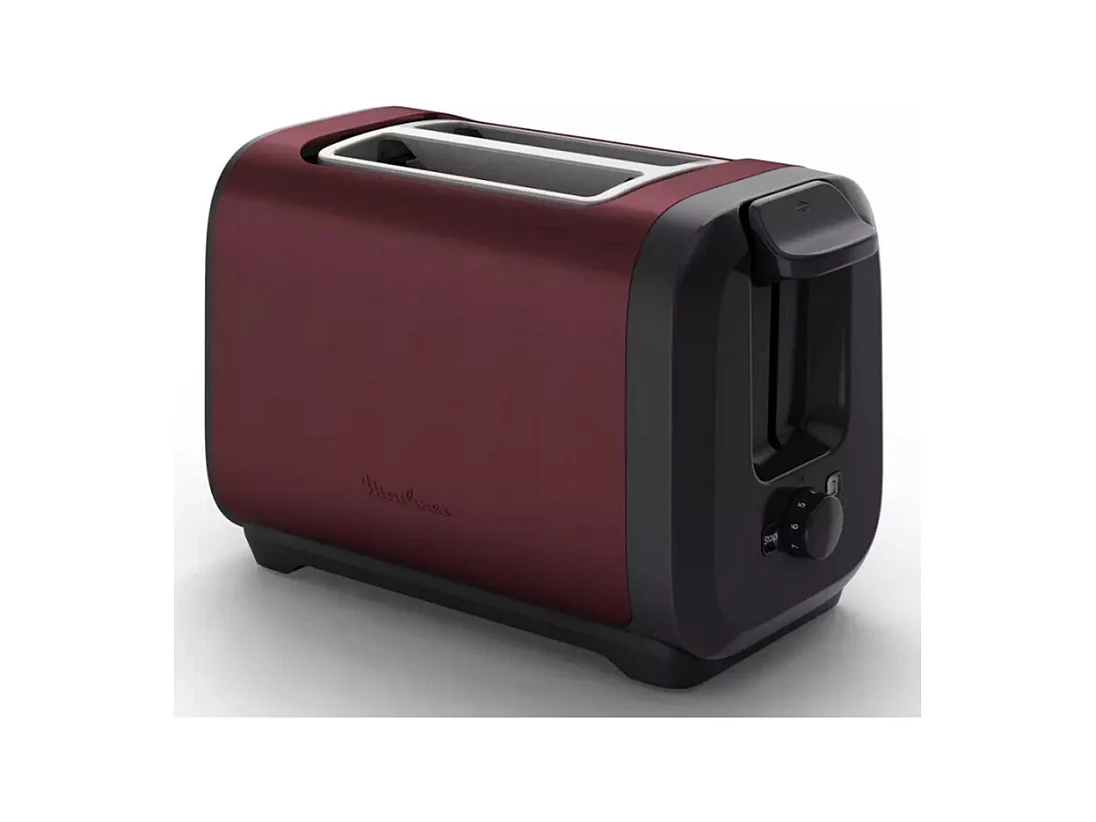 Moulinex Grille pains 2 fentes 800w bordeaux - LT5S05E0