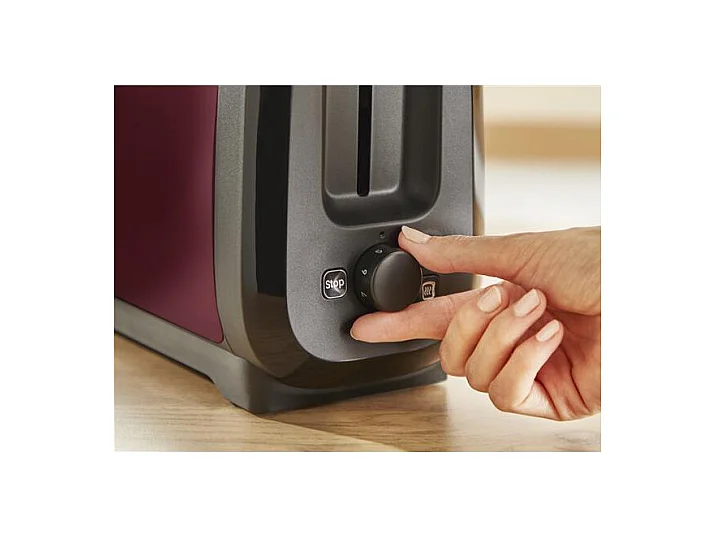 Moulinex Grille pains 2 fentes 800w bordeaux - LT5S05E0