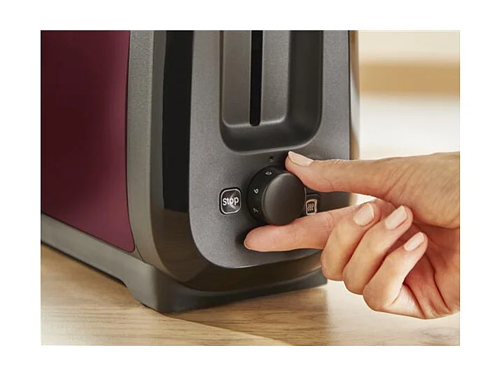 Moulinex Grille pains 2 fentes 800w bordeaux - LT5S05E0