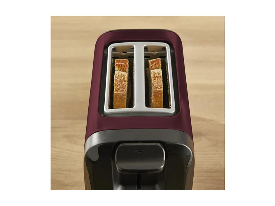 Moulinex Grille pains 2 fentes 800w bordeaux - LT5S05E0