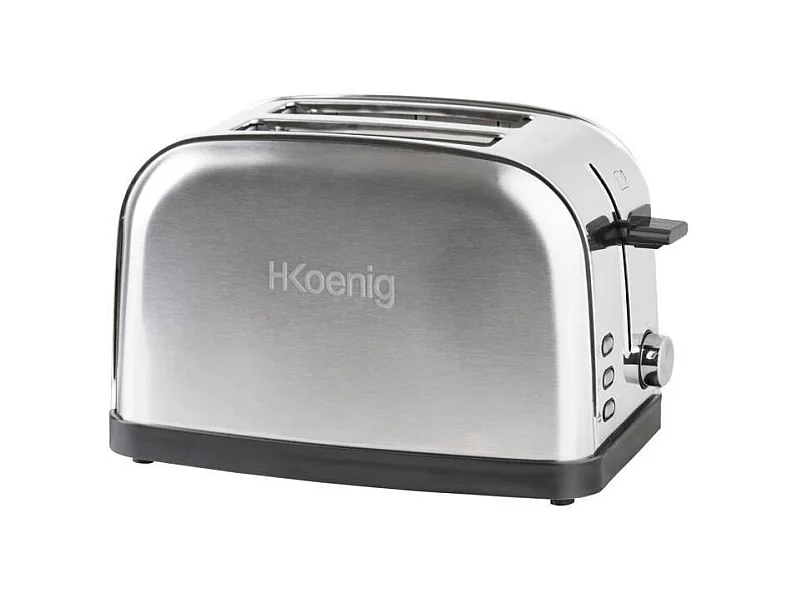 Grille-pain deux tranches - HKoeNIG - TOS7 - 850 W - Acier inoxydable