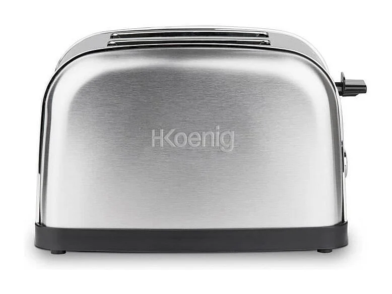 Grille-pain deux tranches - HKoeNIG - TOS7 - 850 W - Acier inoxydable