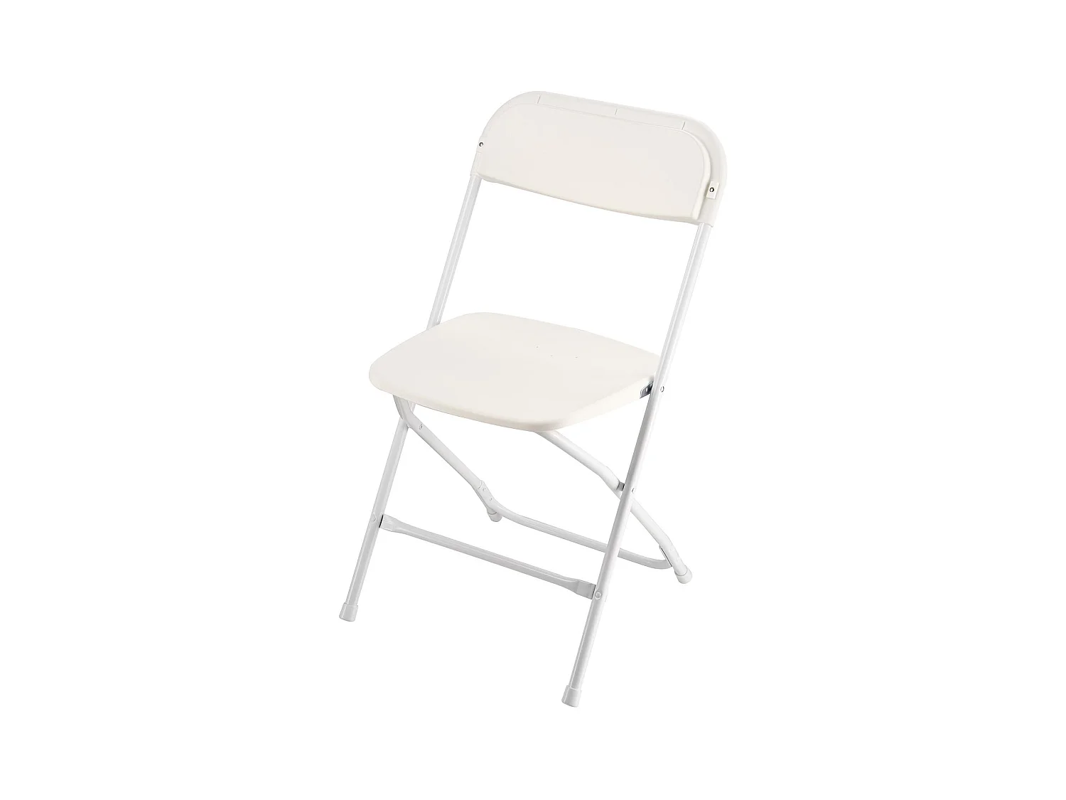 Chaises Pliables Portables SucceBuy Lot de 4, Chaises de Salle à Manger en Plastique avec Structure Métallique, Sièges Empilables Adaptés à l'Intérieur