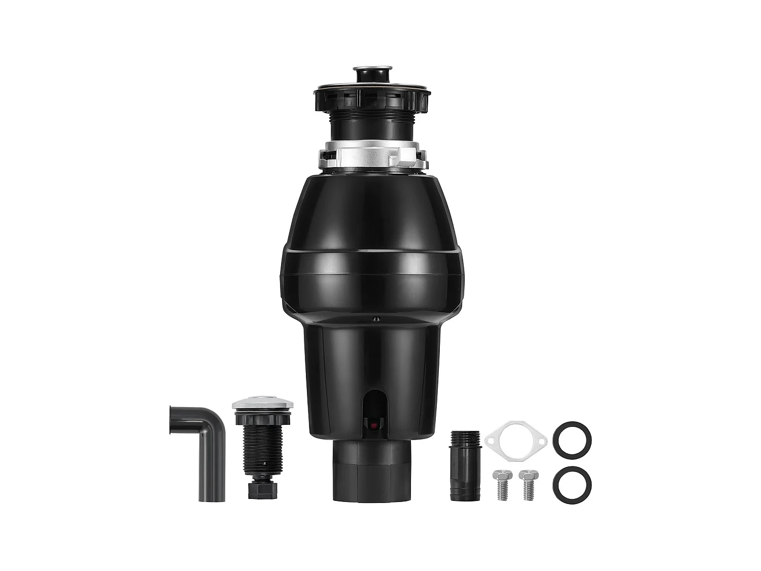 Küchenabfallzerkleinerer SucceBuy 3/4 PS, Nahrungsmittelabfall-Zerkleinerungssystem, Einfache Installation, 3930 U/min, mit Stromkabel