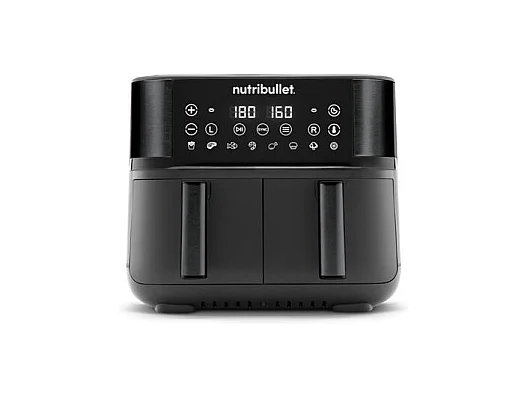 Friteuse Nutribullet Air Fryer Double Bac NBA081B 2850 W Noir
