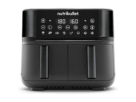 Friteuse Nutribullet Air Fryer Double Bac NBA081B 2850 W Zwart