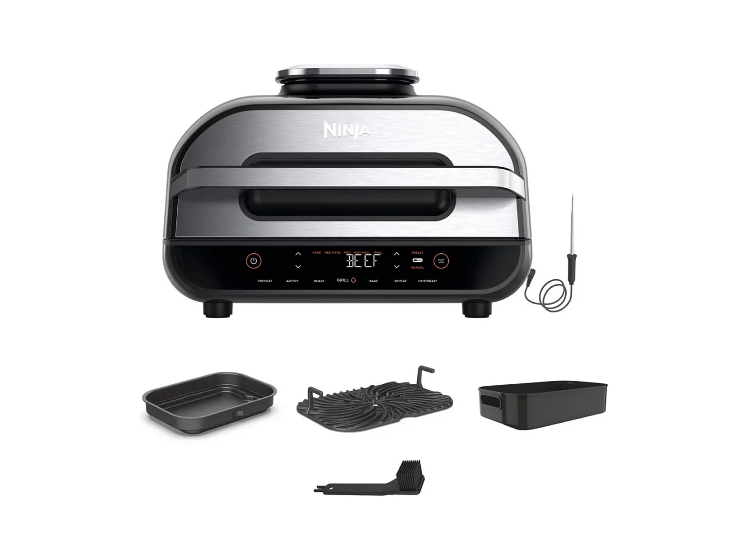 Ninja Friteuse sans huile 3.8l 2460w noir/inox - AG551EU