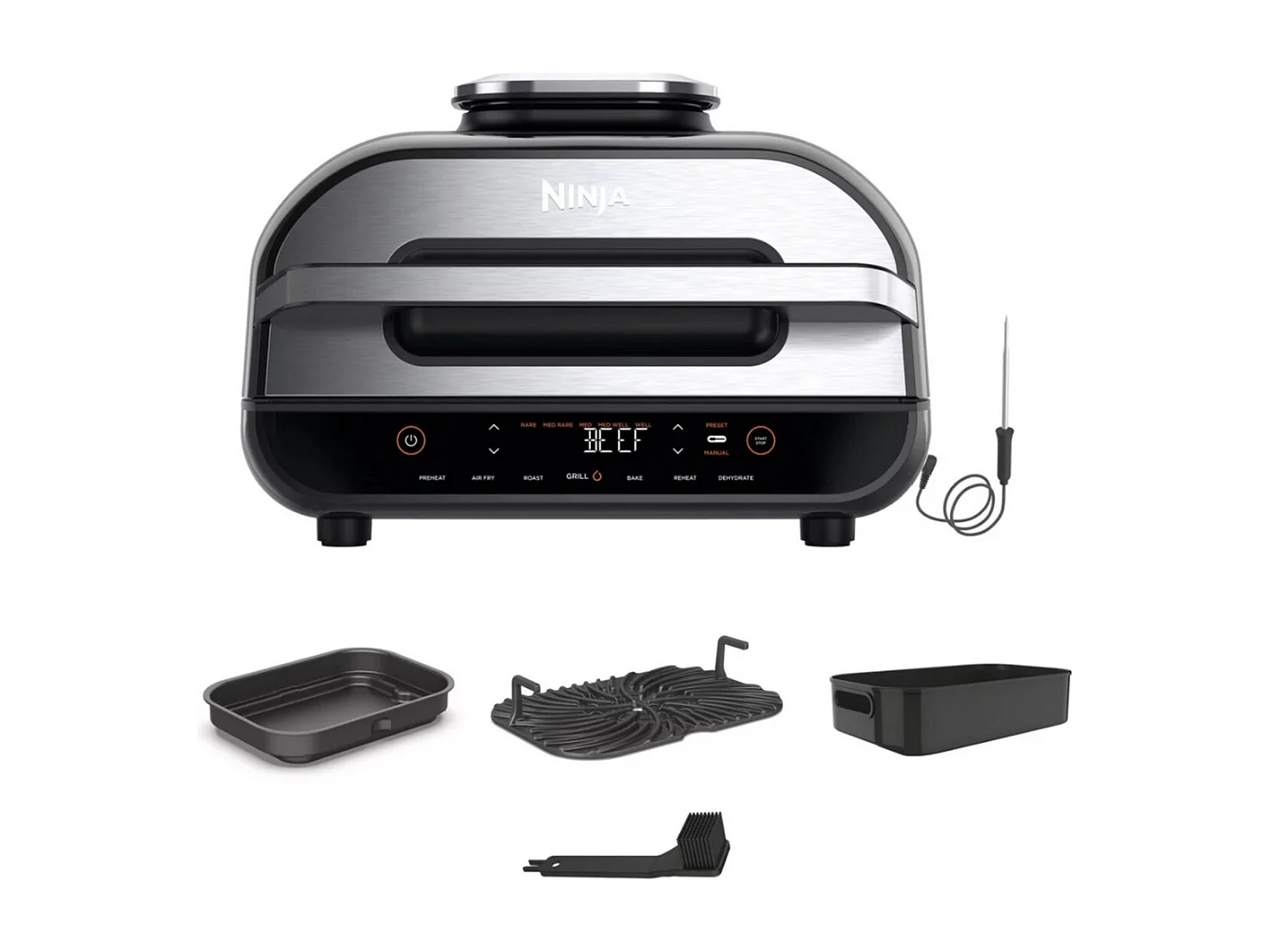 Ninja Friteuse sans huile 3.8l 2460w noir/inox - AG551EU