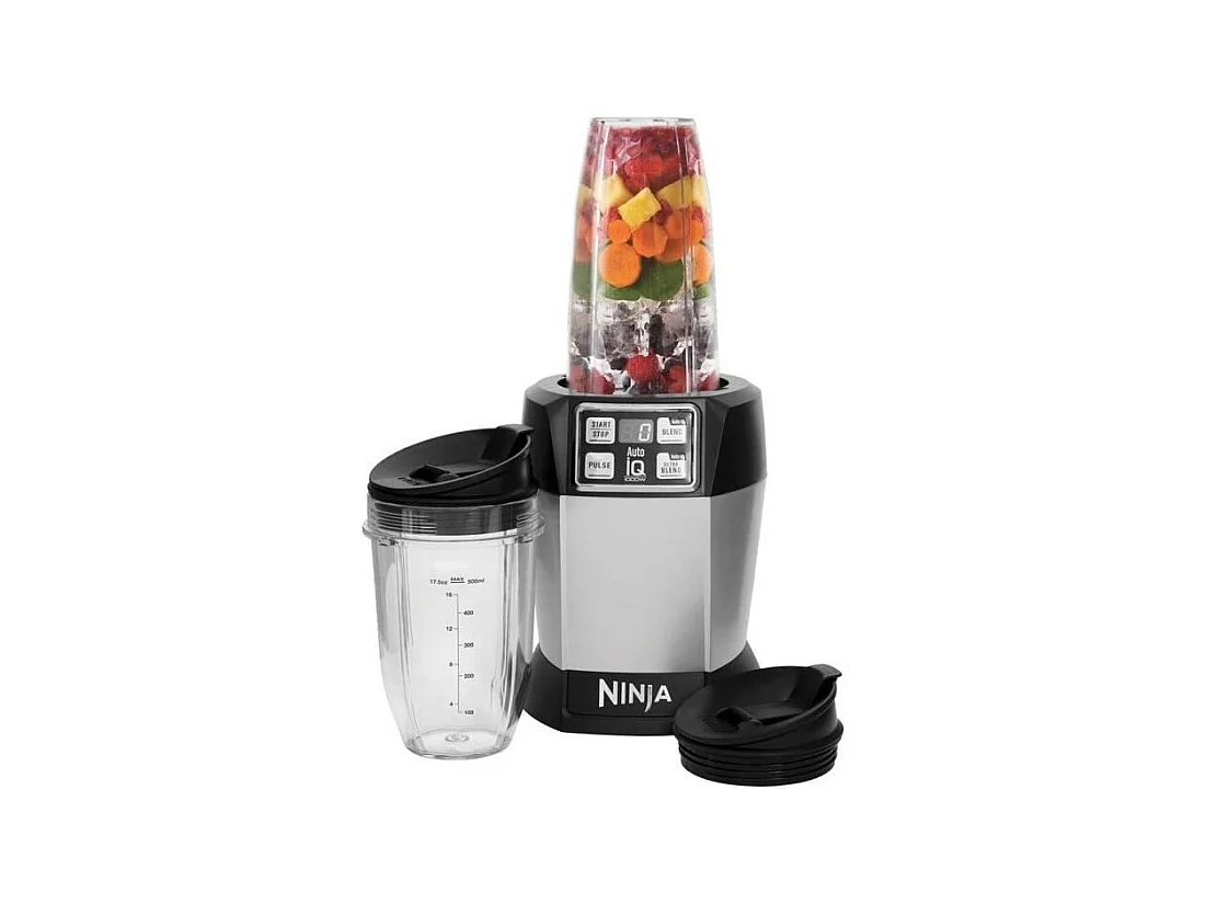 Blender - NINJA - BN495EU - 1000 W - 2 x 700 ml - Gris Noir