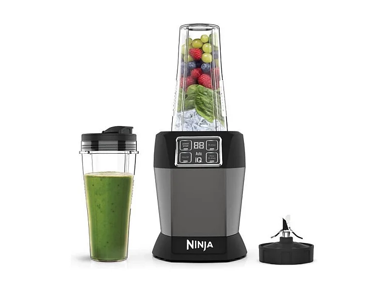 Blender - NINJA - BN495EU - 1000 W - 2 x 700 ml - Gris Noir