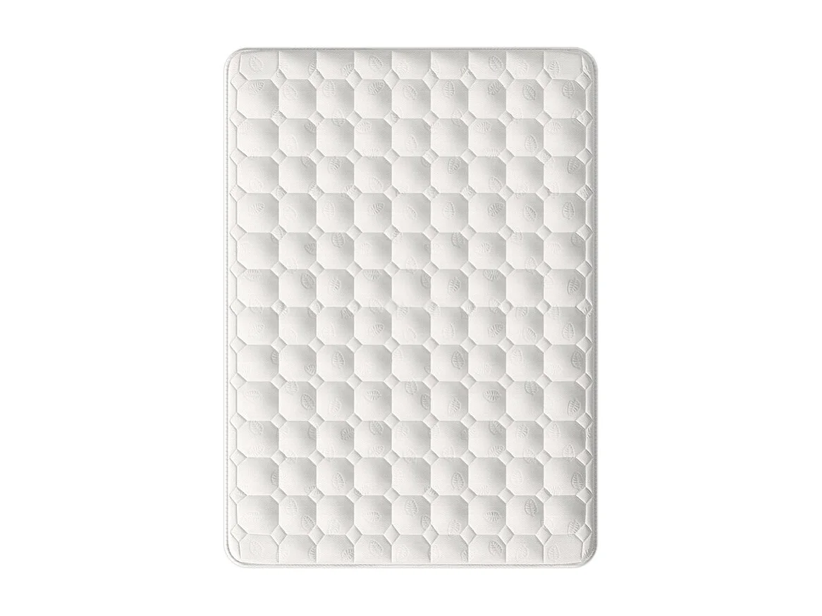 Matelas 140 x 200 cm en mousse froide, avec 7 zones ressorts ensachés et surmatelas intégré, ép.25cm, Oeko-Tex, Mi-Ferme