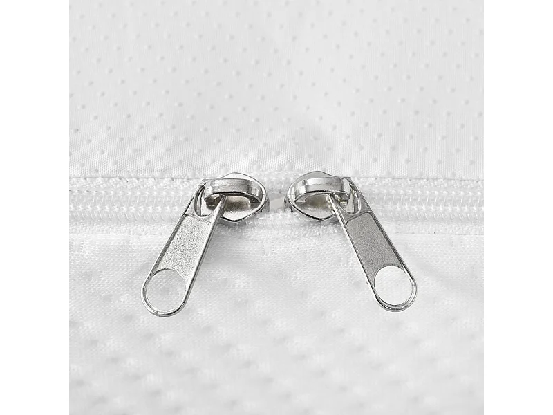 Matelas Mémoire de Forme 90x200 cm, avec surmatelas amovible, ép.16cm, Certifié Oeko-Tex, Respirant, Fermeté Moyenne