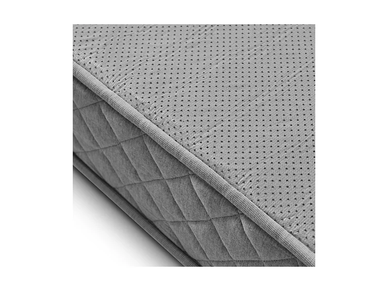 Matelas Orthopédique 90x200 cm anti-feu, avec 4 poignées, OEKO-TEX®, ép.20cm, Respirant, 7 Zones ressorts ensachés