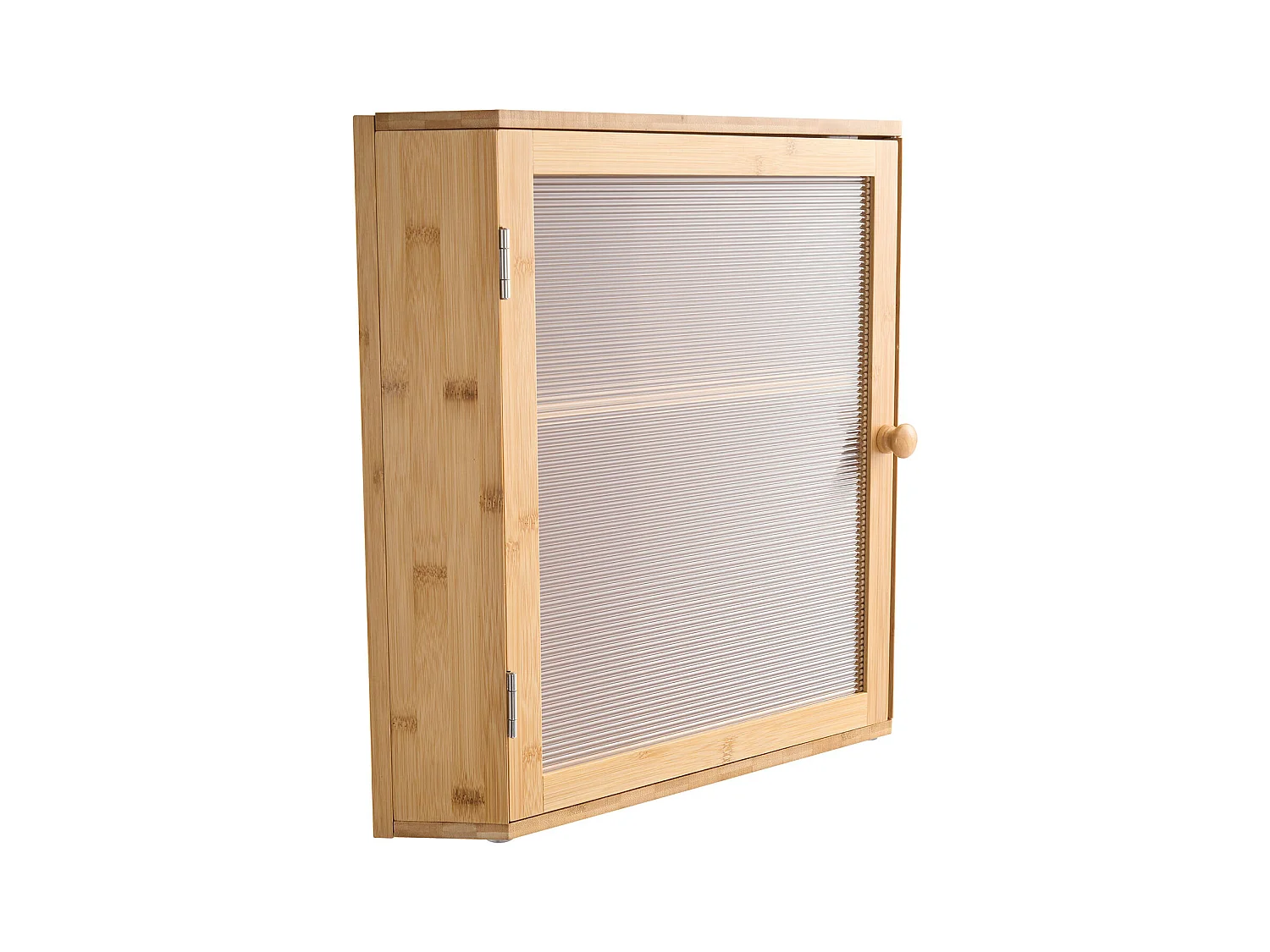 Hoekbroodbak SucceBuy Keukenblad 2 Laags, Opslagcontainer voor Brood in Rustieke Stijl, Grote Capaciteit, Voedselopslag