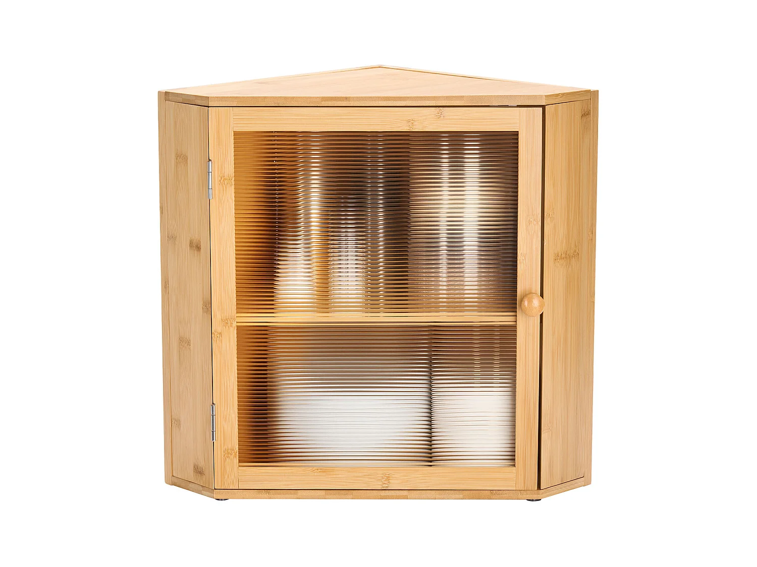 Hoekbroodbak SucceBuy Keukenblad 2 Laags, Opslagcontainer voor Brood in Rustieke Stijl, Grote Capaciteit, Voedselopslag