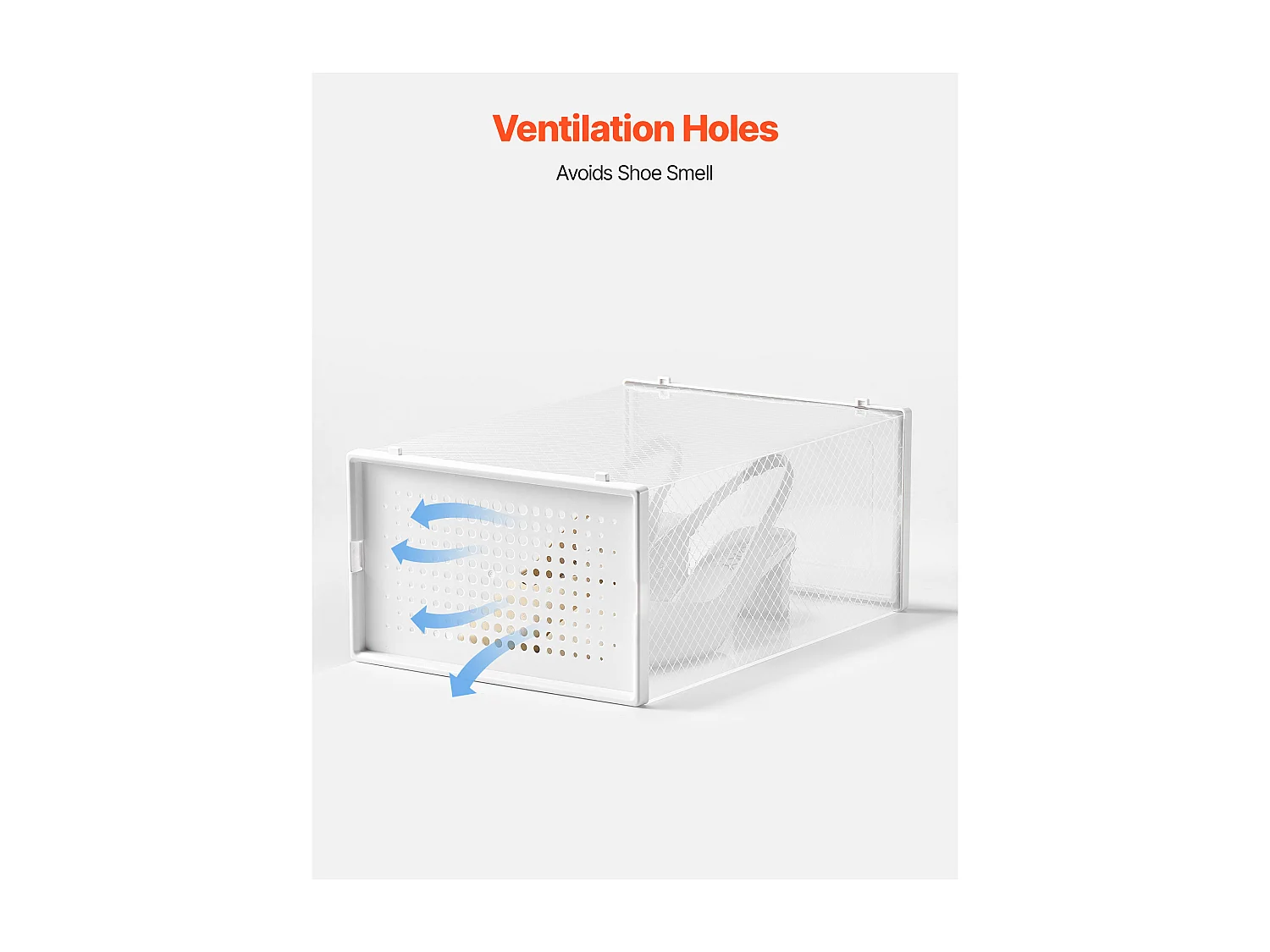 Caixas de Sapatos SucceBuy Modulares Empilháveis - Conjunto de 12, Adequadas até Tamanho US 11, Armazenamento Prático em Plástico para Sapatos