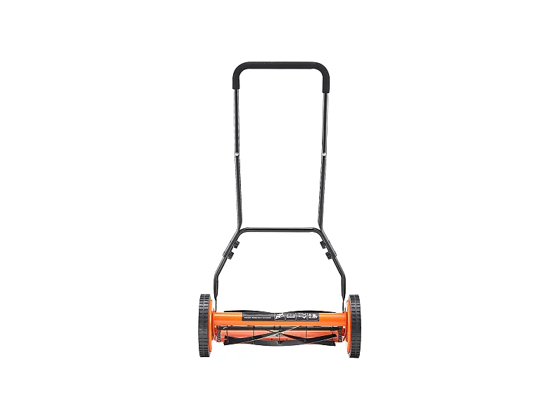 Handrasenmäher SucceBuy mit Walze, Schnittbreite 45 cm, 5-Klingen-Design, Verstellbare Schnitthöhe 3,5 bis 6,2 cm, Fangsack