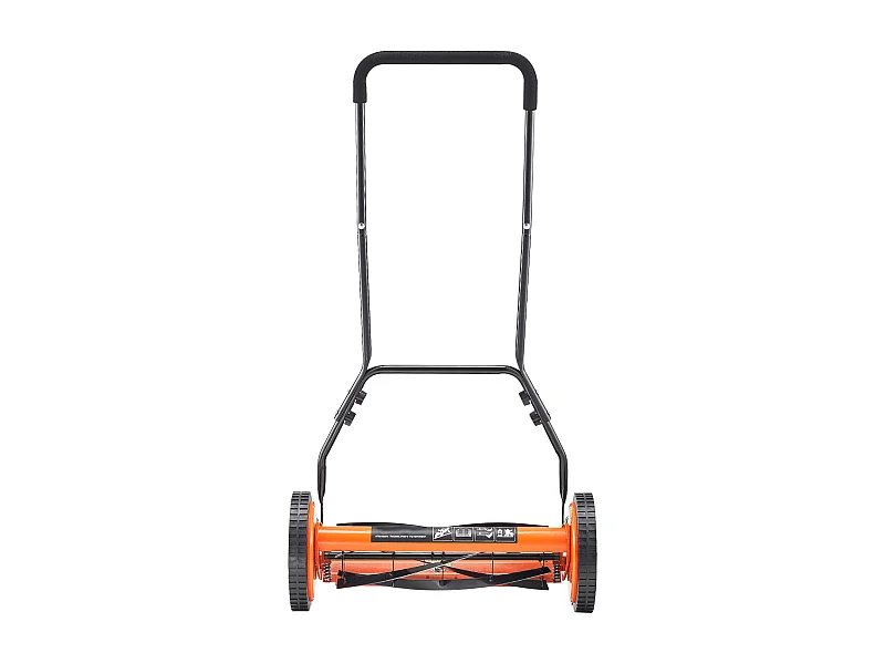 Cortador de Grama Manual SucceBuy com Rolo, Largura de Corte 45 cm, Design de 5 Lâminas, Altura de Corte Ajustável de 3,5 a 6,2 cm, Saco Coletor