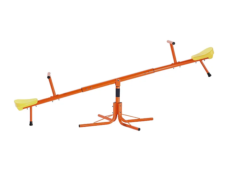 Wipschommel SucceBuy voor Kinderen, Draagvermogen 45,4 kg per Zitplaats, Uitgerust met Ergonomische Handvatten, 4-Poot Steunvoet, 360° Rotatie