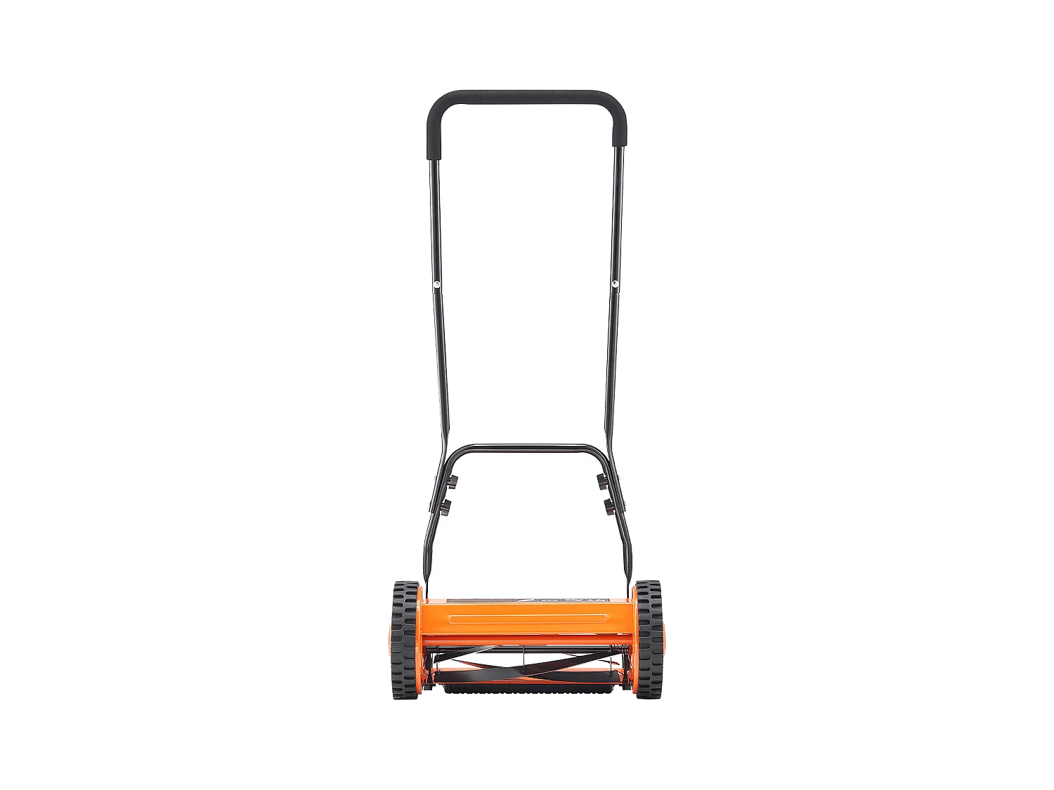 Tondeuse à Gazon SucceBuy Manuelle, Largeur de Coupe 40cm, Équipée de 5 Lames en Acier, sans Moteur, Hauteur de Coupe Ajustable de 1.5 à 4.5 cm