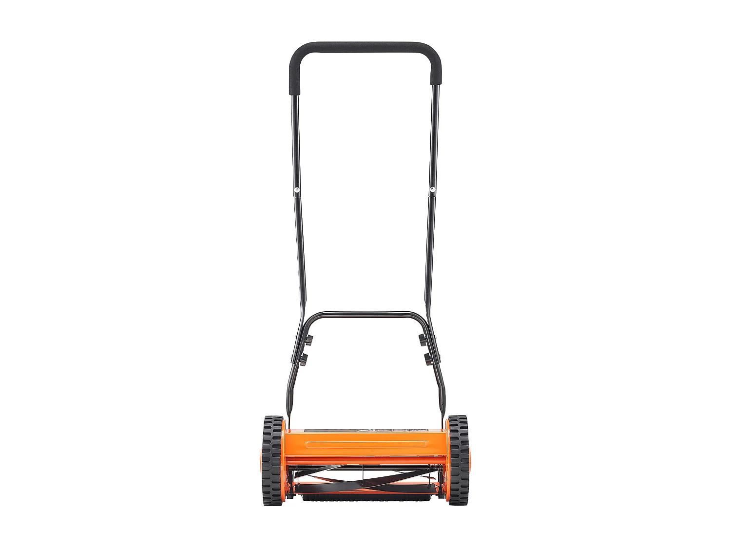 Tondeuse à Gazon SucceBuy Manuelle, Largeur de Coupe 40cm, Équipée de 5 Lames en Acier, sans Moteur, Hauteur de Coupe Ajustable de 1.5 à 4.5 cm