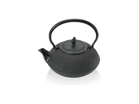 Théière en Fonte Noire Beka 1.2L - Conservation Chaleur - Filtre Amovible - Induction