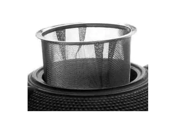 Théière en Fonte Noire Beka 1.2L - Conservation Chaleur - Filtre Amovible - Induction