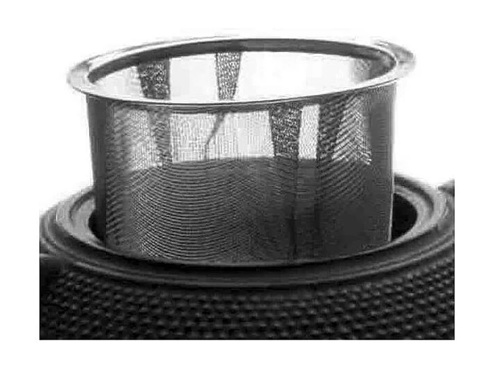 Théière en Fonte Noire Beka 1.2L - Conservation Chaleur - Filtre Amovible - Induction