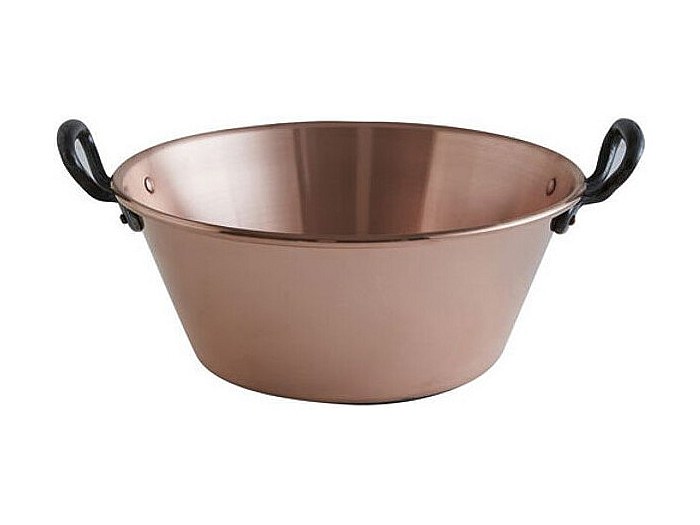 Bassine à confiture en cuivre spécial induction 26 cm Baumalu