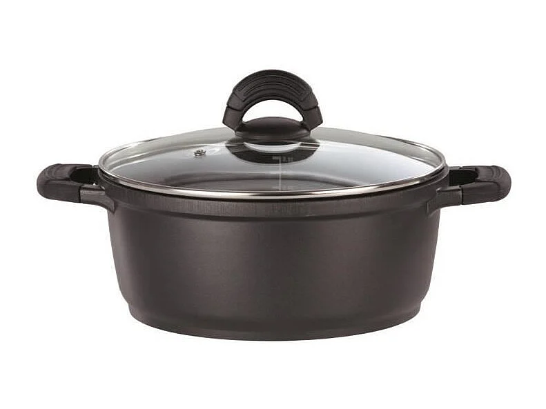 Faitout fonte d'aluminium - GSW - SILCOGUSS - 28 cm - Induction - Noir