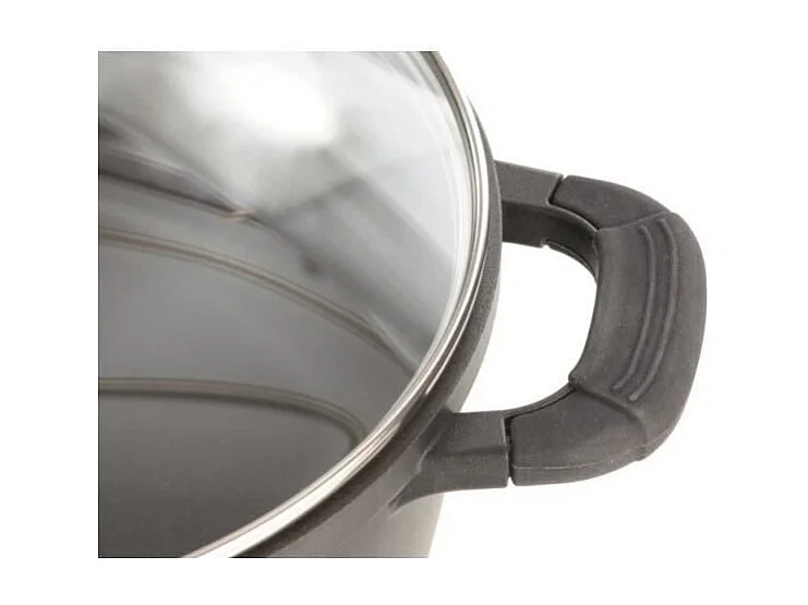 Faitout fonte d'aluminium - GSW - SILCOGUSS - 28 cm - Induction - Noir