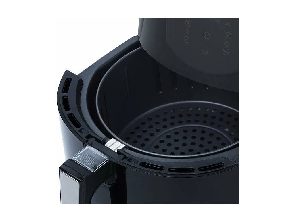 H.KoeNIG FRY800 - Friteuse sans huile - 4L - 7 programmes - 1400W - 80? a 200?C - Minuteur 60min - Arret automatique - Noir